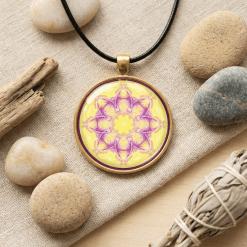 Aktivacijska mandala MODROST - obesek